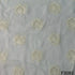 Dyeable Thread Sequins Embroidered Georgette Fabric-F3082